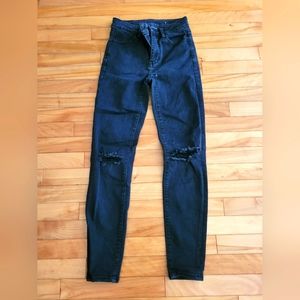 American Eagle super high-rise jegging size 0 regular